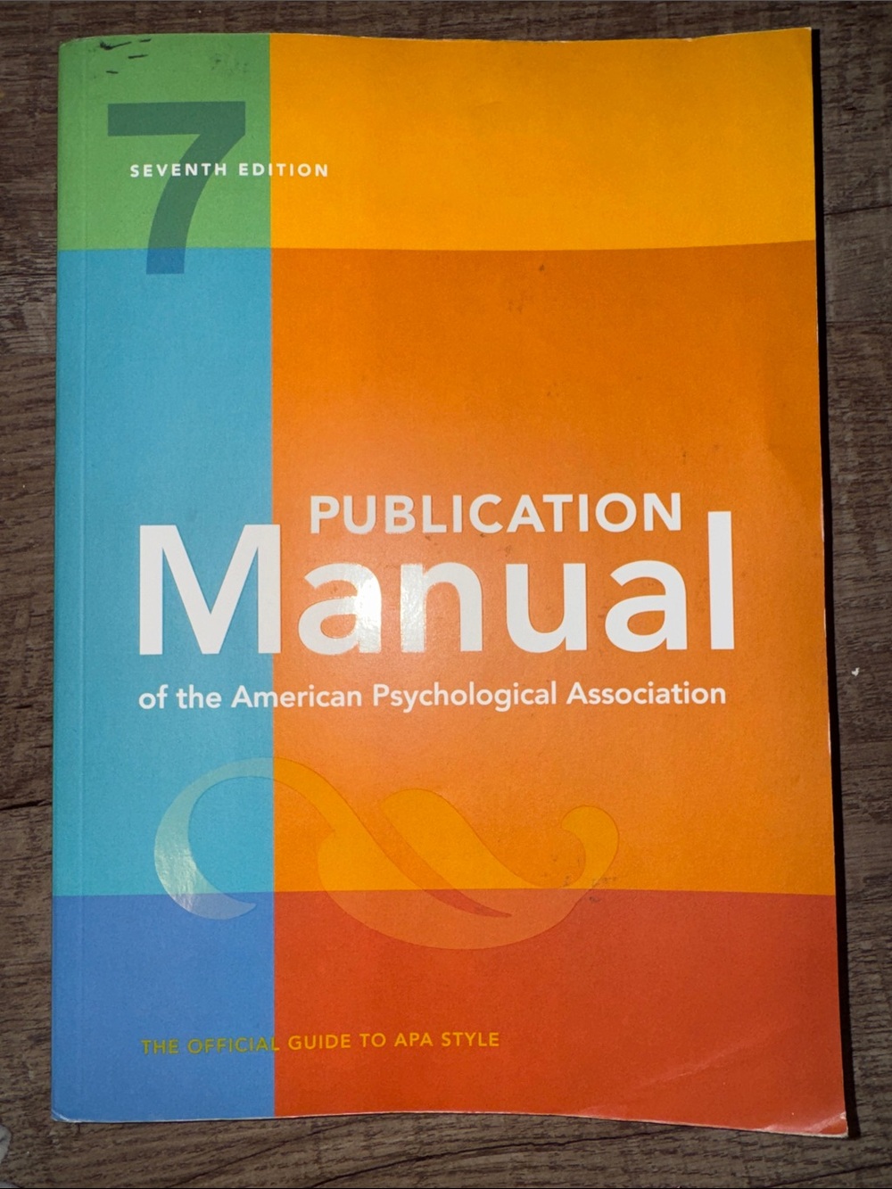 APA Format Publication Manual